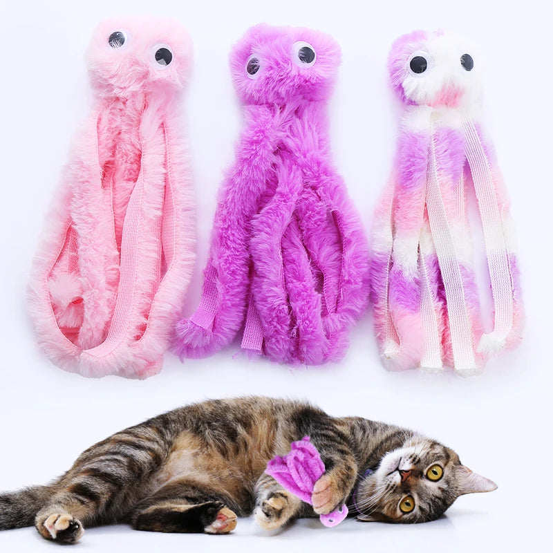 Brinquedo polvo para gato